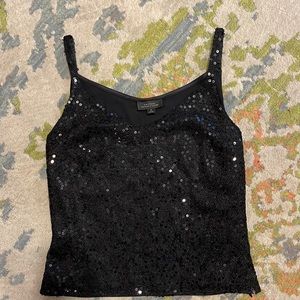 Black Sequined Camisole